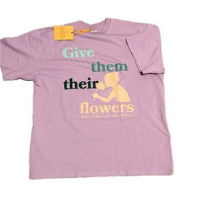 Yesterday Is Dead "Give Them Their Flowers" Tee 3XL NWT Purple Yid Streetwear